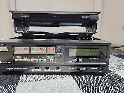 Vintage Panasonic AG-2400 Portable Video Cassette Recorder VCR **TESTED** • $199