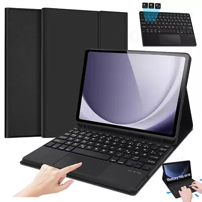 For Samsung Galaxy Tab A9 Plus A8 S9 FE S8 S6 Lite Touchpad Keyboard Case Mouse • £25.99