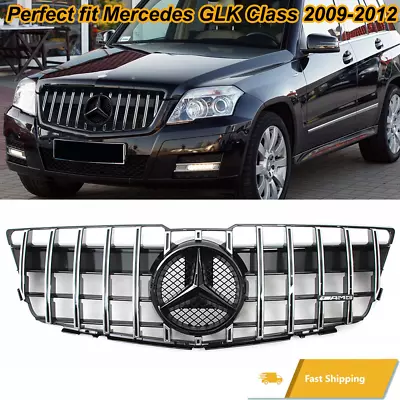 Grille Grill With Emblem For 2008-2012 Mercedes Benz X204 GLK350 GLK300 GLK280 • $142