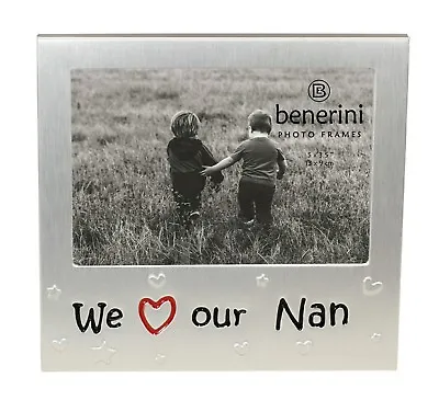 We Love Our Nan Photo Picture Frame Mothers Day Gifts Birthday Christmas Nanny  • £7.19