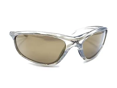 Carrera NEW Jacob 2AZ 60 0U Translucent Chrome Sunglasses Brown Lens 61-18 120 • $59.99