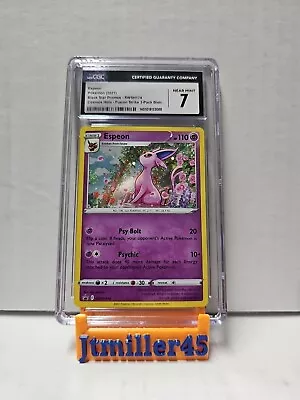 2021 Pokemon Espeon Black Star Promos SWSH174 CGC 7 • $15