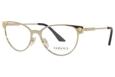 Versace Eyeglasses VE1277 1002 54mm Gold / Demo Lens • $222.17