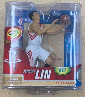 2012 McFarlane NBA Series 21 Jeremy Lin White Jersey Action Fig Rockets NIB QTY • $9.99