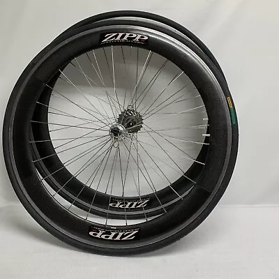 ZIPP 530 Carbon Speed Weaponry Wheelset 700c Clincher Rims Tires Wheels Read • $200