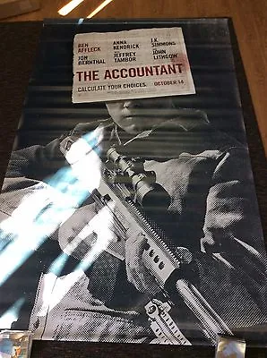 The Accountant 5X8' Feet Vinyl Movie Poster Banner  • $124.99