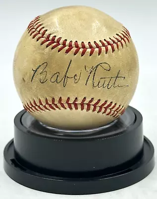 Babe Ruth HOF Yankees Signed Major League Baseball PSA/DNA JSA LOA HIGH END AUTO • $13900