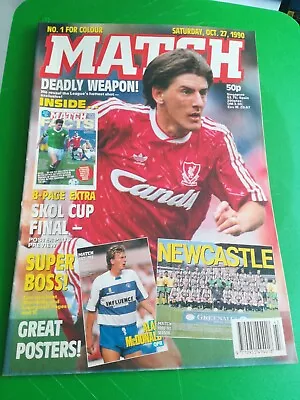 Match Football Magazine. Skol Cup Final Special. 27.10.1990 • £1.99