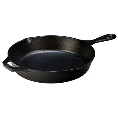 £50.09 • Buy Lodge Cast Iron Frying Pan Round Skillet Foundry Seasoned Oven Safe 26cm 10 Inch