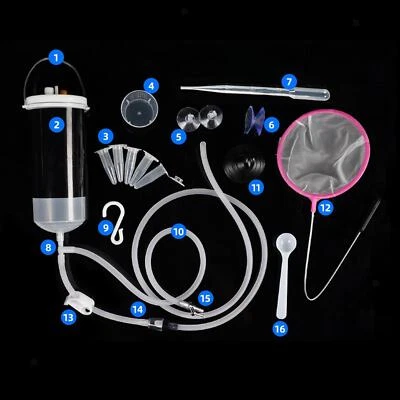 £9.94 • Buy Brine Shrimp Eggs Incubator Practical Fish Food Shrimp Breeding Hatcher