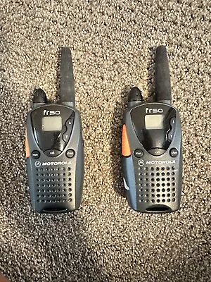 1 Pair Motorola Talkabout FR50 14 Channel Walkie Talkies Pre-Owned Tested • $10