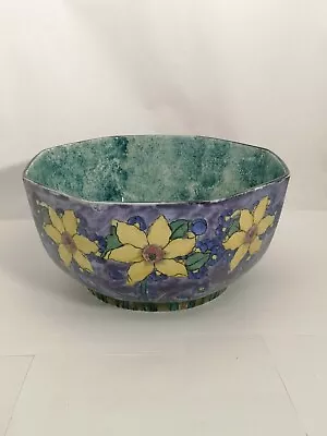 S Hancock & Sons Corona Ware Spring Time FX Abraham Hand Painted Serving Bowl • $36.45