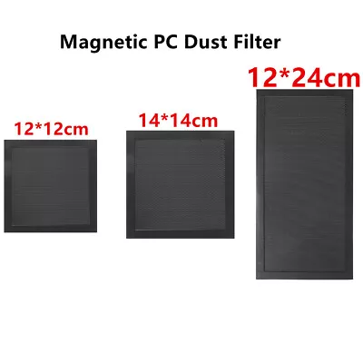 3Sizes Optional 1.8mm Thick Magnetic PC Dust Filter Cooling Fan Mesh Cover E • $3.91
