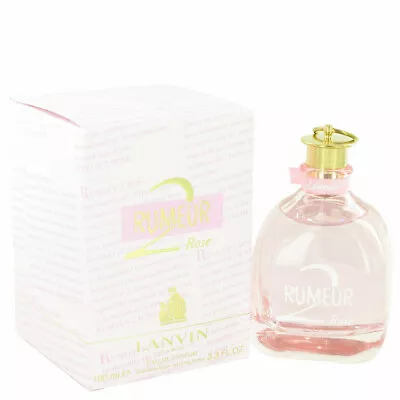 Rumeur 2 Rose By Lanvin 3.4 Oz 100 Ml EDP Spray Perfume For Women New In Box • £36.05