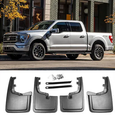 OE Factory Style Splash Mud Guards Flaps For 21-Up Ford F150 W/O Fender Flare • $45.99