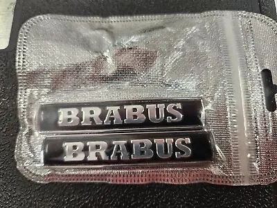 2pcs Mercedes Benz BRABUS Car Emblem Badge Sticker Side Skirts Badge Logo • $16.99