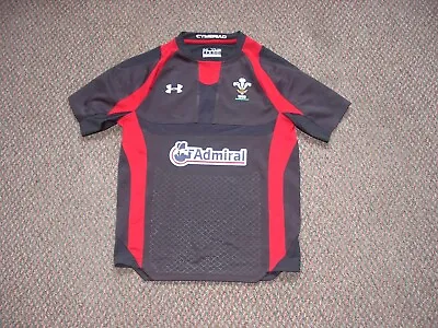 Under Armour Wales Rugby Union Shirt/Top/jersey/child Youth Large • £4