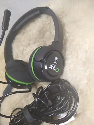 Turtle Beach Ear Force Xla Headband Headset For Xbox 360 Black Green -good Cond. • $16.77
