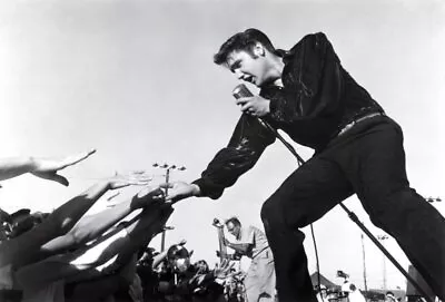 Elvis Presley Performing At County Fair In 1956 Picture Photo Print 5  X 7  • $9.50