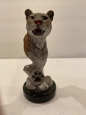 K.Cantrell 1995 Cougar Sculpture Lim Ed 486/3500 RARE USA Bronze Figurine • $144