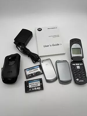 Motorola V60i Flip Phone With Extra Battery Extras • $29.99