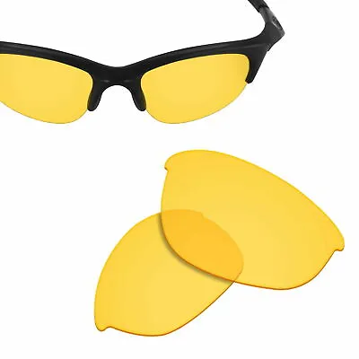Replacement Lenses For-OAKLEY Half Jacket Sunglasses HI-DEF Yellow 100% UVA&UVB • $6.99