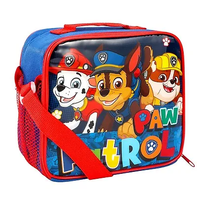 £7.49 • Buy Kids Paw Patrol Thermal Insulated Zip Up School Lunch Bag Box Side Pocket New