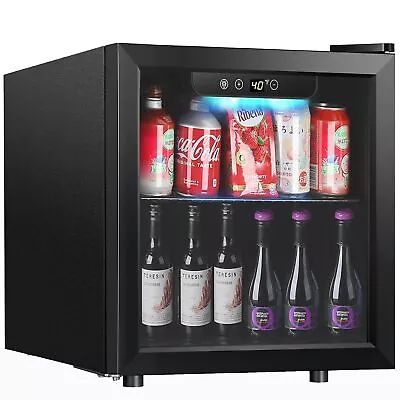 48 Can Mini Fridge Portable 1.3 Cu.Ft Mini Cooler Travel Compact Refrigerator • $129.99