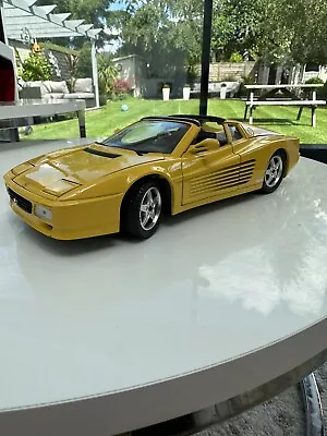 Ferrari 512TR Testarossa Spyder Yellow - Mira 1/18 Rare Die Cast Model Car • $80.90