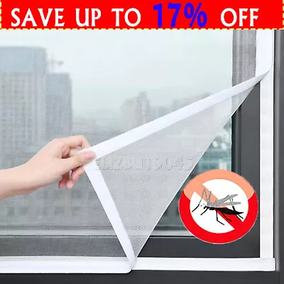 Window Screen Mesh Net Fly Insect Bug Mosquito Moth  Door Netting Guard Cover UK • £3.81