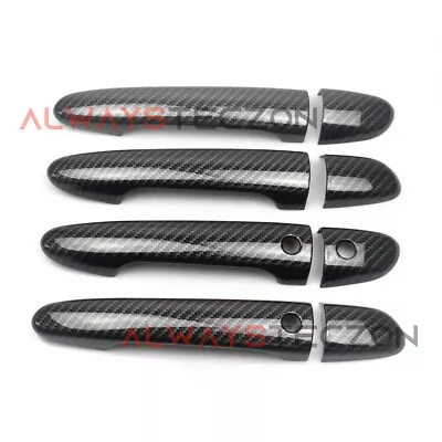 Carbon Fiber Style Door Handle Cover Trim Accessories For Mazda CX-5 2013-2024 • $16.59