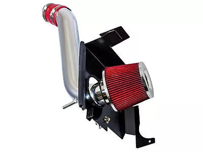 3  RED Heat Shield Cold Air Intake + Filter For 05-08 Magnum/Charger 3.5L V6 • $169.47