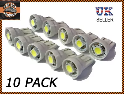 LED 501 T10 W5W Sidelight Interior Number Plate Bulbs X10  • £5.99