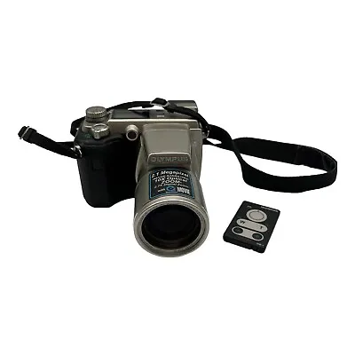 Olympus C-2100 Ultra Zoom 2.1MP Digital Camera - Silver W/ Remote Control • $36.56