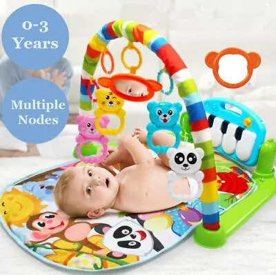 $23.99 • Buy Baby Infant Play Mats With Foot Piano, Musical Lullaby Kid Toy Activity Music 