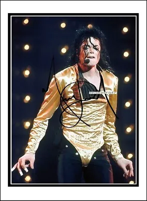 Michael Jackson Autographed Cotton Canvas Image. Limited Edition (MJ-5)x • $11.94