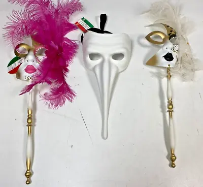 La Maschera Del Galeone Mask Lot Of 3 Made In Italy  • $79.95