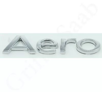 Genuine Saab 9-3 93 Rear Boot Aero Badge Emblem 2004-2012 Convertible - 12804322 • $59.91