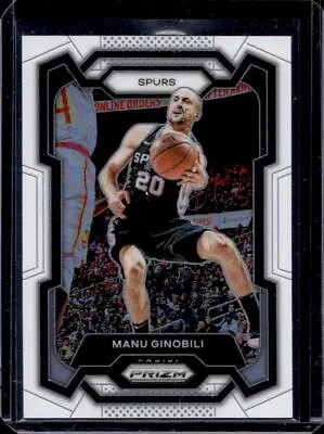 2023-24 Prizm Manu Ginobili White Prizm #64/175 Spurs • $2.25