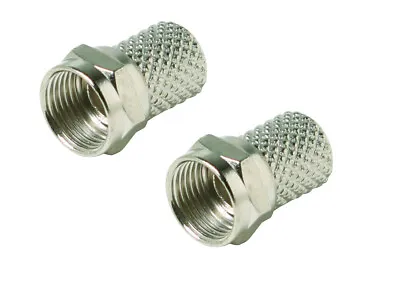 Steren RG59 Coaxial Twist-On Connectors F Type Connector - 2-pack • $5.59