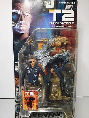 2001 McFarlane Toys Movie Maniacs T2 Terminator 2 Judgment Day T-1000 • $29.99