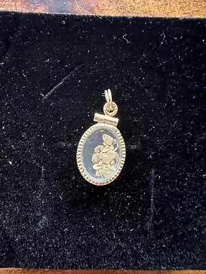 Pure Mined Yellow Gold Nuggets With Gold Filled Bezel Pendent Charm • $24