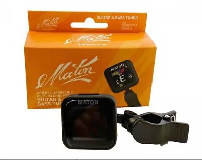 MATON Guitar & Bass Tuner USB Rechargable - Made In Australia • $29