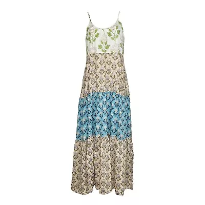 NWT ROLLER RABBIT Dakota Maxi Dress Padma Print Large • £134.92