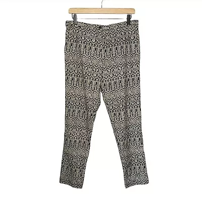 Scotch & Soda Maison Scotch Reveur De Jour Printed Pants Black Tan Sz 1 S Small • $19.96