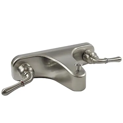Lever-Style Mobile Home Center-Set Tub/Shower Faucet Brushed Nickel 8-Inches • $39.87
