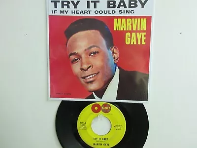 💥' Marvin Gaye ' Hit 45 +1picture [try It Baby] 1964 !💥 • $14.99