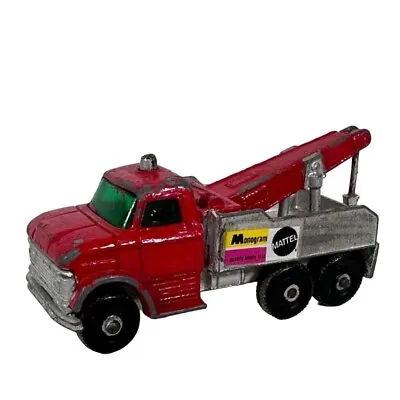 Vintage Lesney X Matchbox FORD HEAVY WRECK TRUCK No 71 Tow Hook 1968 • $12.99