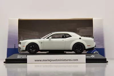 2018 Dodge Challenger Srt Demon V8 6.2l White Solid 1/43 Nib • £21.36