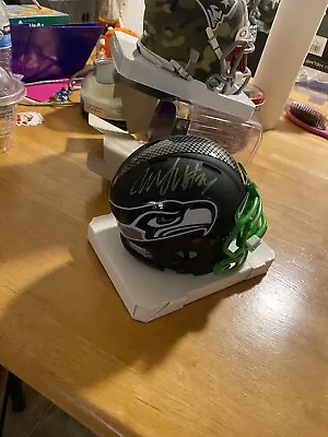 Marshawn Lynch Signed Seattle Seahawks Speed Mini Helmet Fanatics 16/36 • $550